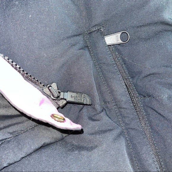 The North Face Down Puffer Vest Black Teal Purple Womens M - Picture 5 of 11